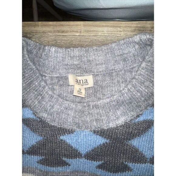 a.n.a A New Approach Womens Sweater Size 2XL Magenta Short Sleeve Knit Thick. 9 - Picture 7 of 7